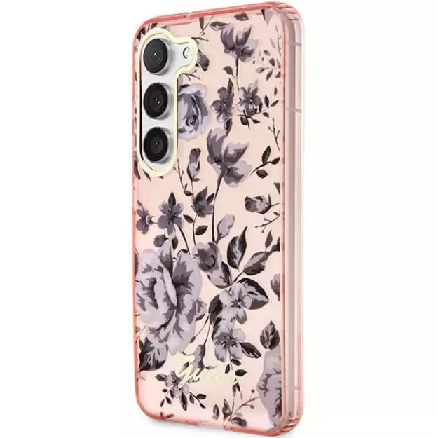 Guess GUHCS23MHCFWSP S23+ S916 pink/pink hardcase Flower Collection 1