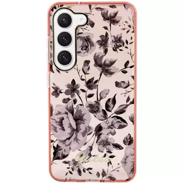 Guess GUHCS23MHCFWSP S23+ S916 pink/pink hardcase Flower Collection 2