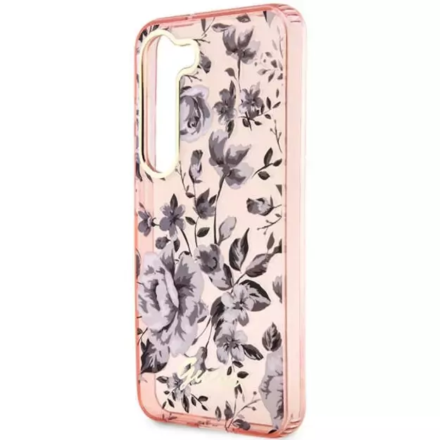 Guess GUHCS23MHCFWSP S23+ S916 pink/pink hardcase Flower Collection 5