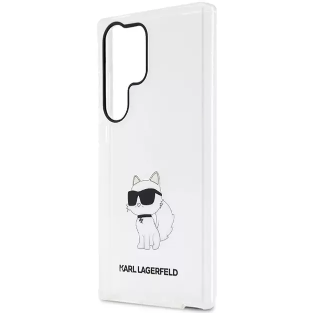 Karl Lagerfeld KLHCS23LHNCHTCT S23 Ultra S918 transparent hardcase Ikonik Choupette 5