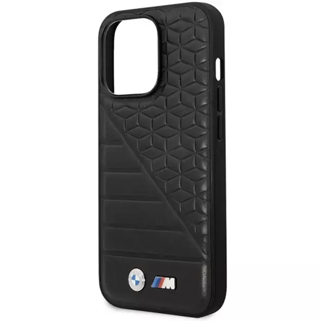 BMW Bi Pattern Case for iPhone 14 Pro 6.1&quot  - Black 5