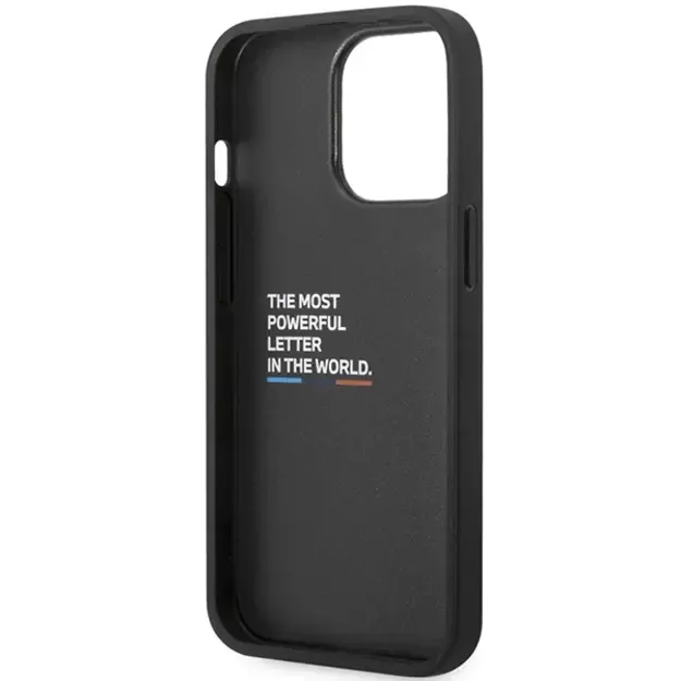 BMW Bi Pattern Case for iPhone 14 Pro 6.1&quot  - Black 6