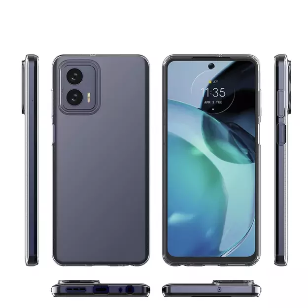 Ultra Clear 0.5mm case for Motorola Moto G73 5G thin cover transparent 2
