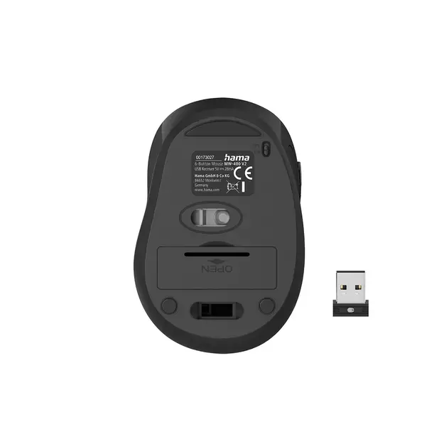 Hama MW-400 V2 Wireless Mouse for Laptop - Blue 2