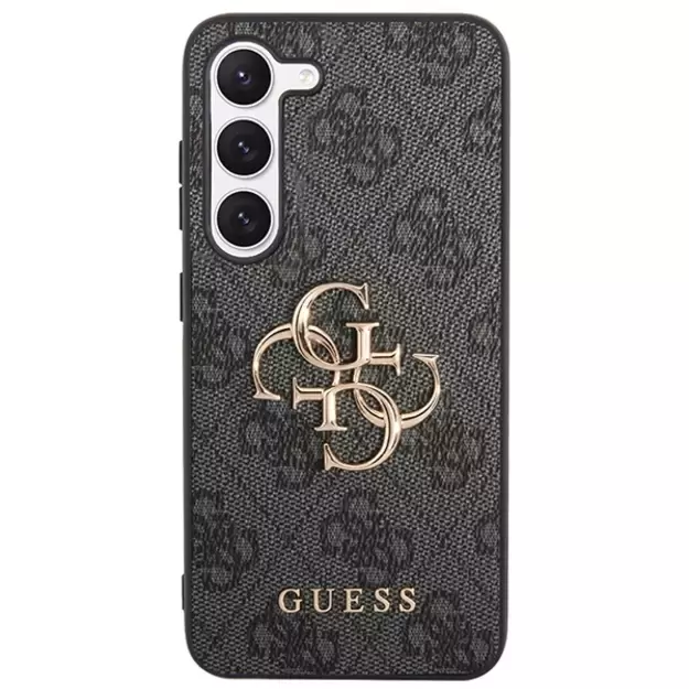 Guess 4G Big Metal Logo case for Samsung Galaxy S24 - black 2