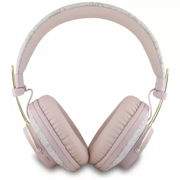 Guess ENC Metal 4G Logo On-Ear Headphones - Pink 2