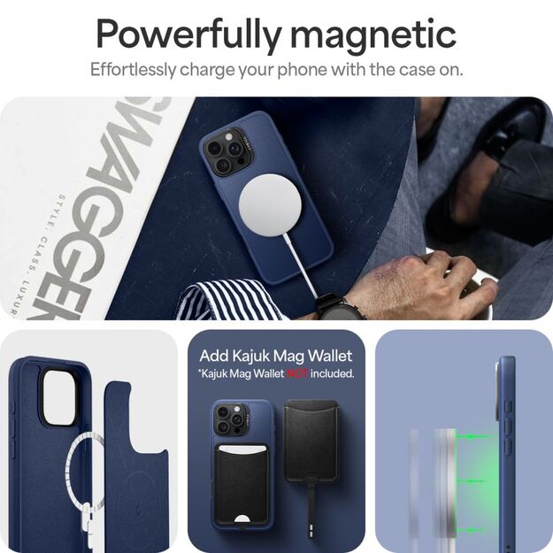 Spigen Cyrill Kajuk Mag iPhone 16 Pro Case - Blue 13