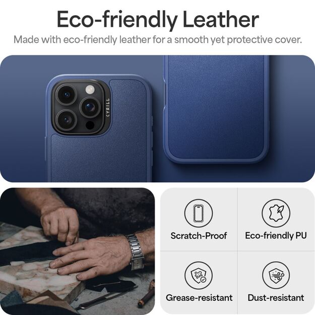 Spigen Cyrill Kajuk Mag iPhone 16 Pro Case - Blue 11