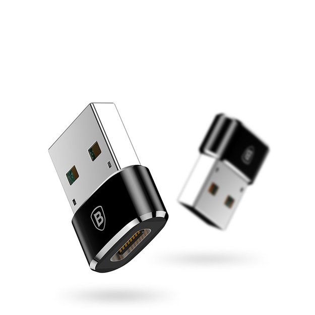 Baseus Mini USB-C to USB-A adapter - black 7