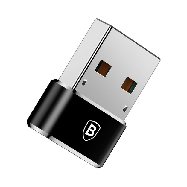 Baseus Mini USB-C to USB-A adapter - black 3