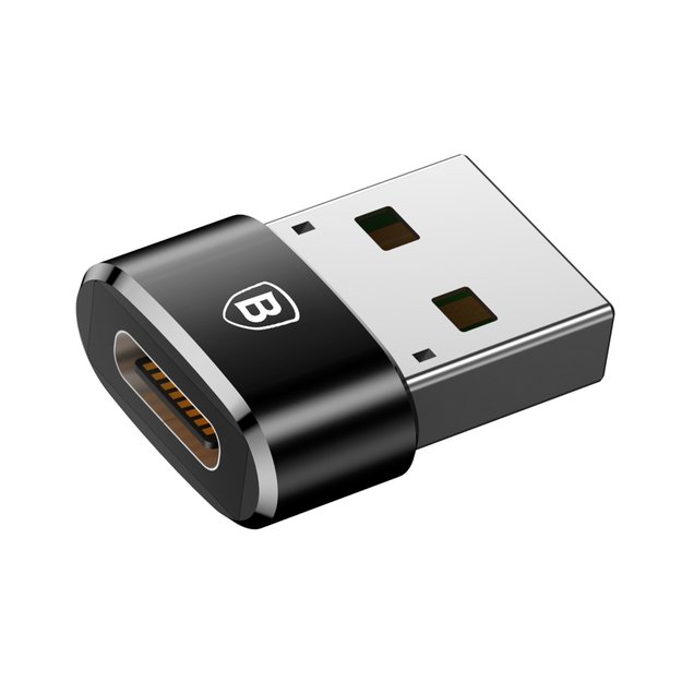 Baseus Mini USB-C to USB-A adapter - black 2