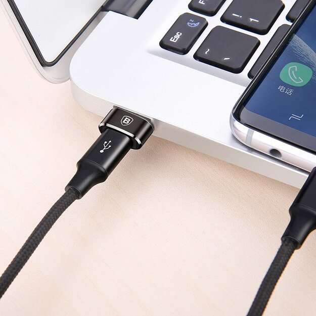Baseus Mini USB-C to USB-A adapter - black 11