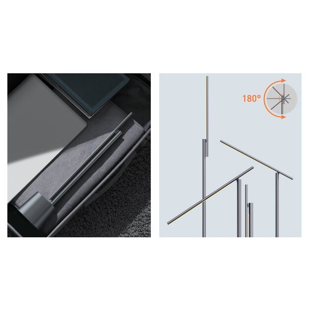 Baseus Smart Eye wireless LED desk lamp with battery 2200 mAh gray (DGZG-0G) 15