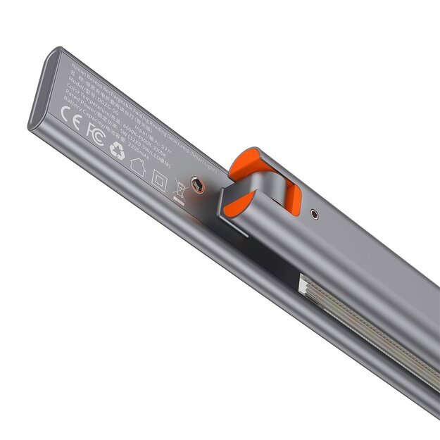 Baseus Smart Eye wireless LED desk lamp with battery 2200 mAh gray (DGZG-0G) 5