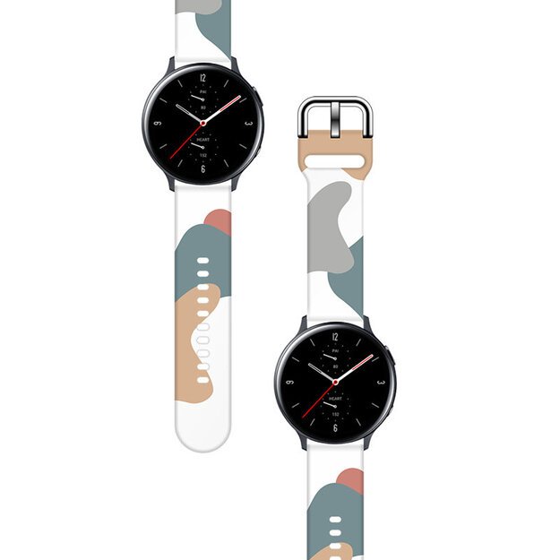 Strap Moro for Samsung Galaxy Watch 40 / 41 / 42 / 43 / 44 mm silicone bracelet watch band - pattern 2 1