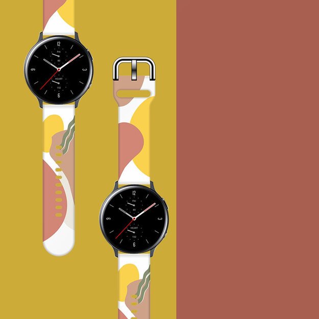 Strap Moro for Samsung Galaxy Watch 45 / 46 / 47 mm silicone bracelet watch band - pattern 7 2