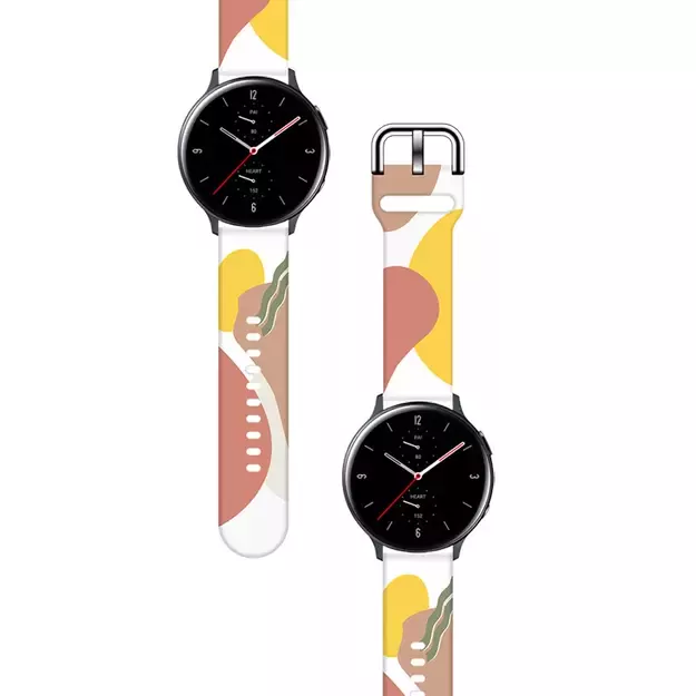 Strap Moro for Samsung Galaxy Watch 45 / 46 / 47 mm silicone bracelet watch band - pattern 7 1
