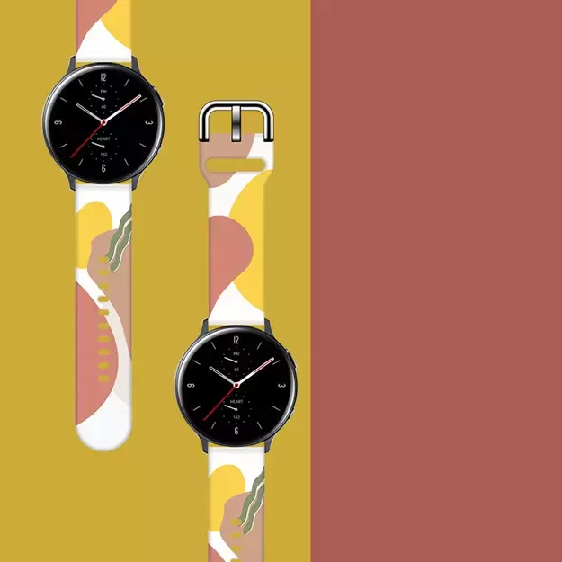 Strap Moro for Samsung Galaxy Watch 45 / 46 / 47 mm silicone bracelet watch band - pattern 7 2