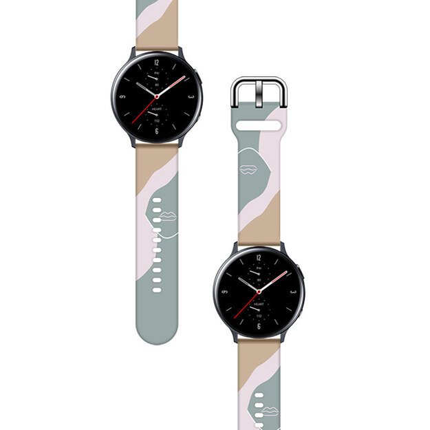 Strap Moro for Samsung Galaxy Watch 45 / 46 / 47 mm silicone bracelet watch band - pattern 17 1
