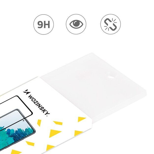 Wozinsky Tempered Glass Full Glue Super Tough Screen Protector Full Coveraged with Frame Case Friendly for Oppo Reno6 4G black 1