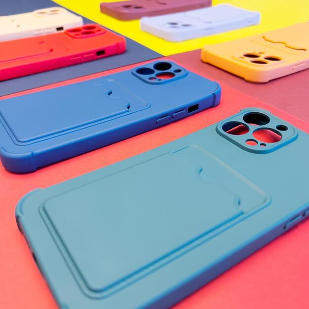 Card Armor Case Pouch Cover for Xiaomi Redmi 10X 4G / Xiaomi Redmi Note 9 Card Wallet Silicone Armor Cover Air Bag Red 3
