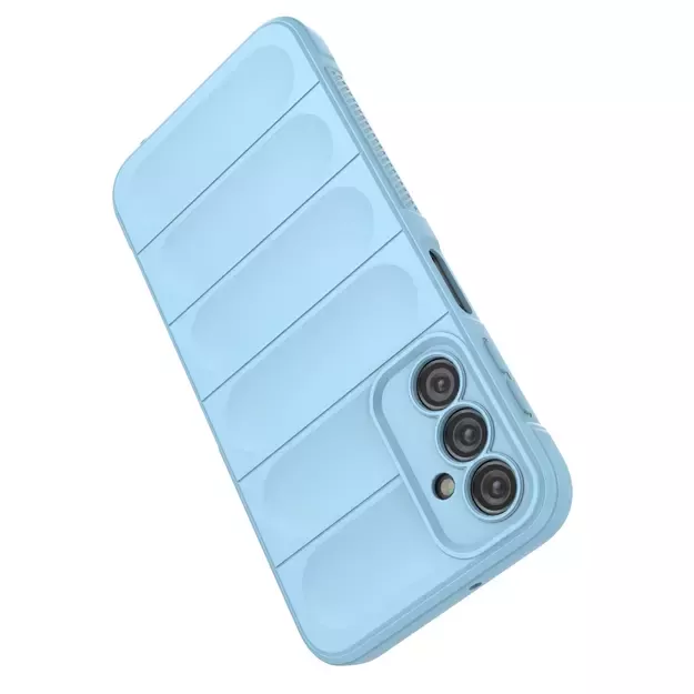 Magic Shield Case for Samsung Galaxy A24 4G flexible armored cover light blue 20