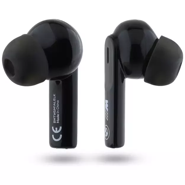 BMW M Metal M Logo Print ANC-ENC TWS Bluetooth Headphones - Black 3