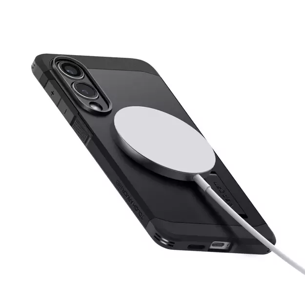 Spigen Tough Armor MagSafe case for Samsung Galaxy S25 Edge - black 5