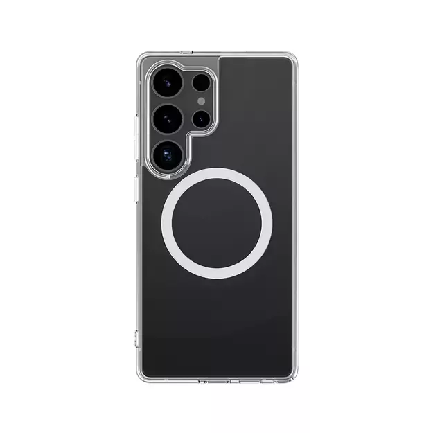 AmazingThing Minimal Mag Case with Magnetic Ring for Samsung Galaxy S25 Ultra - Transparent 6