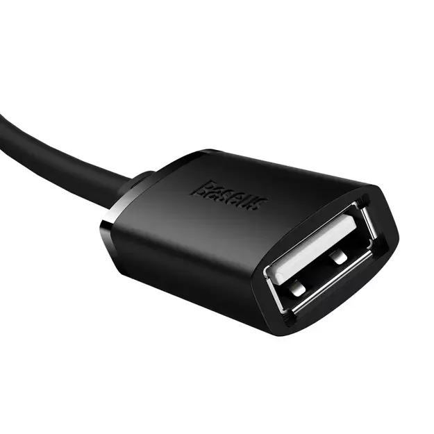 Extension cable USB 2.0 0.5m Baseus AirJoy Series - black 1