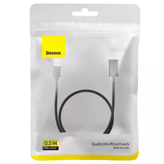 Extension cable USB 2.0 0.5m Baseus AirJoy Series - black 9