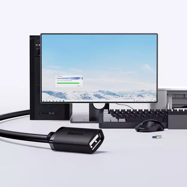 Extension cable USB 2.0 0.5m Baseus AirJoy Series - black 7