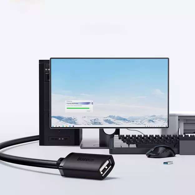 Extension cable USB 2.0 0.5m Baseus AirJoy Series - black 13