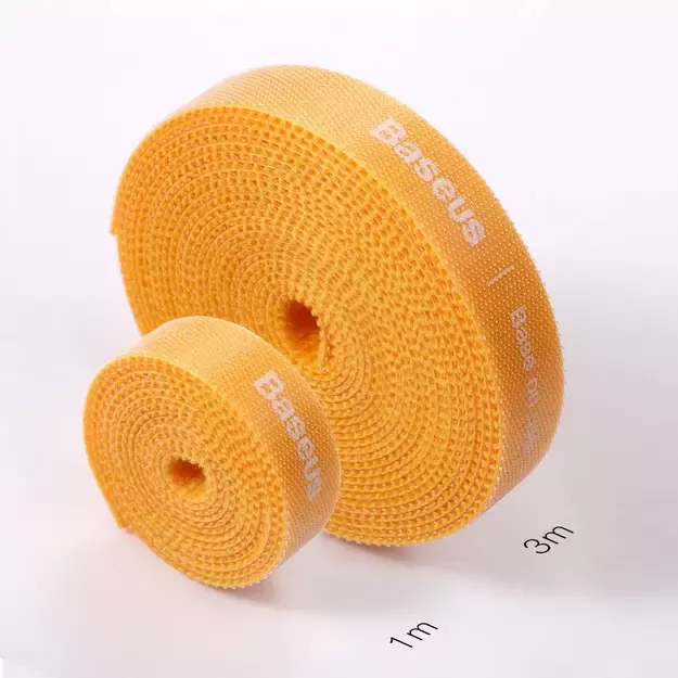 Baseus Rainbow Circle hook and loop Straps - velcro tape cable organizer 1m black (ACMGT-E01) 16