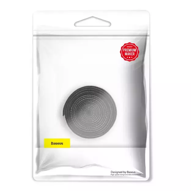 Baseus Rainbow Circle hook and loop Straps - velcro tape cable organizer 1m black (ACMGT-E01) 2