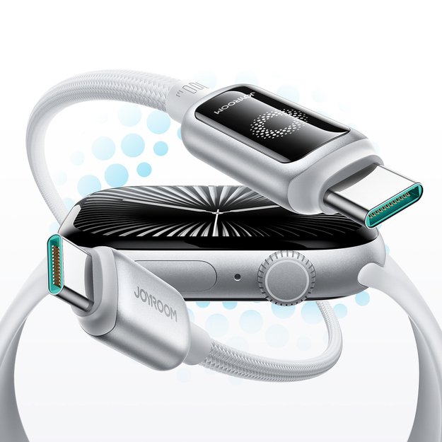 Kabel Joyroom S-A55 StarFlight 100W USB-C - USB-C 1,2m - biały 6