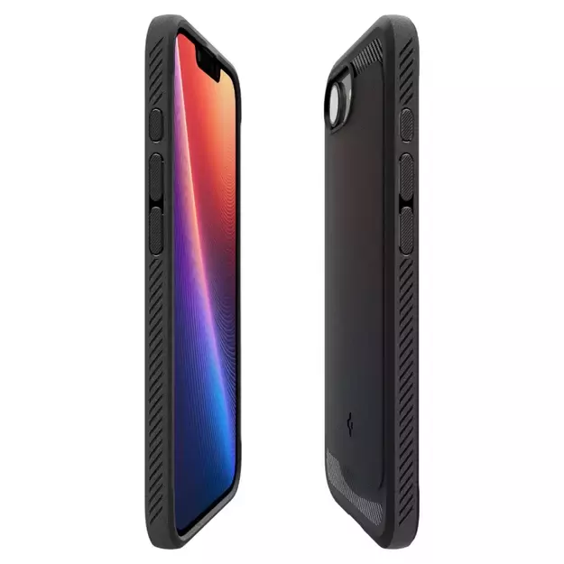Spigen Rugged Armor MagSafe case for iPhone 16e - black 5