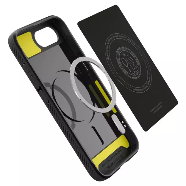 Spigen Rugged Armor MagSafe case for iPhone 16e - black 8