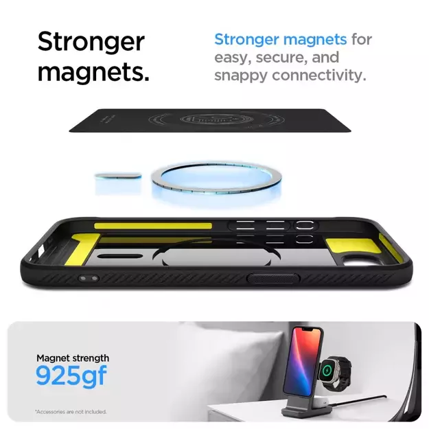 Spigen Rugged Armor MagSafe case for iPhone 16e - black 12