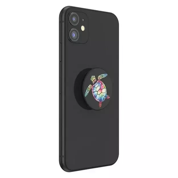 Popsockets 2 Psychedelic Turtle Phone Holder and Stand 3