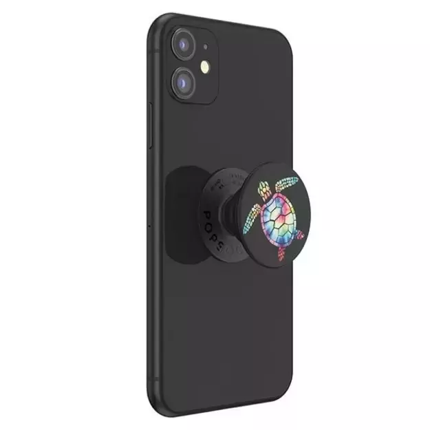 Popsockets 2 Psychedelic Turtle Phone Holder and Stand 4