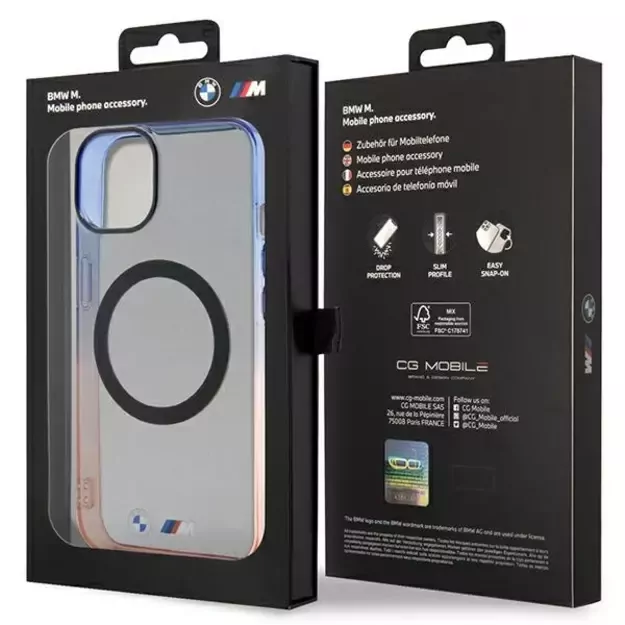 BMW Gradient Bumper MagSafe case for iPhone 14 Plus - gray 7