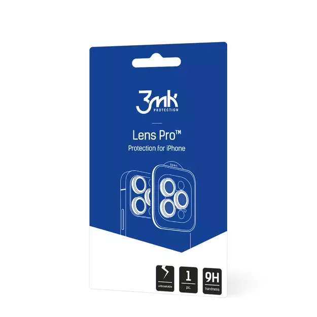 3mk Lens Protection Pro camera cover for iPhone 14 Plus - blue 3