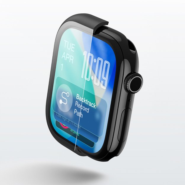 AmazingThing Radix Glass Screen Protector with Case for Apple Watch Series 11 42mm - Black 7