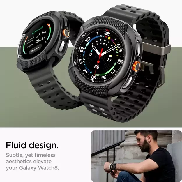 Spigen Liquid Air Case for Samsung Galaxy Watch 8 Classic 46mm - Black 8