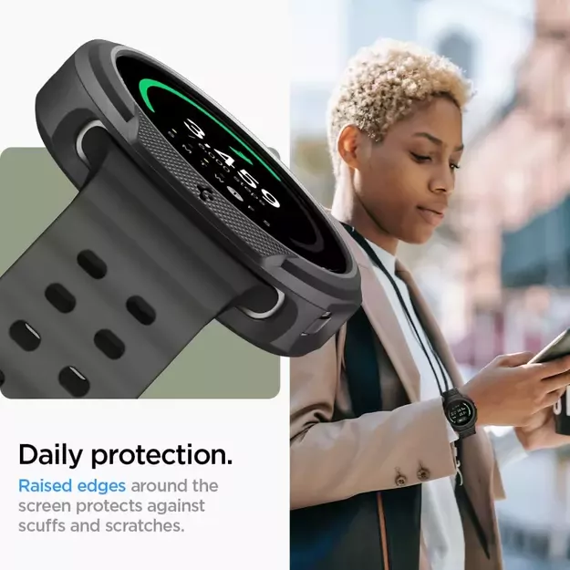 Spigen Liquid Air Case for Samsung Galaxy Watch 8 Classic 46mm - Black 9