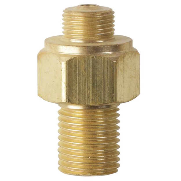Reduction adapter from a 7/16' '  gas cartridge - G 1/4L thread