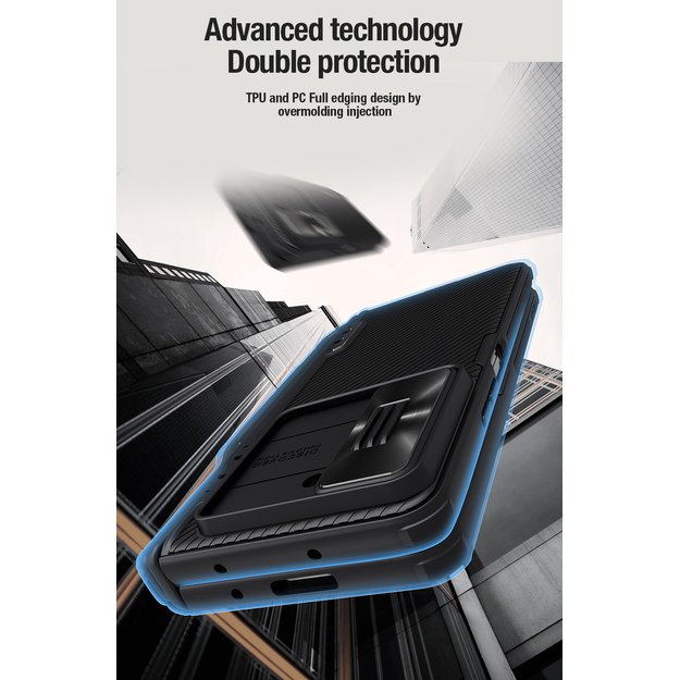 Nillkin CamShield Fold Case for Samsung Galaxy Z Fold 5 with additional stylus holder - black 8