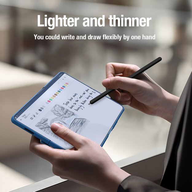 Nillkin CamShield Fold Case for Samsung Galaxy Z Fold 5 with additional stylus holder - black 12