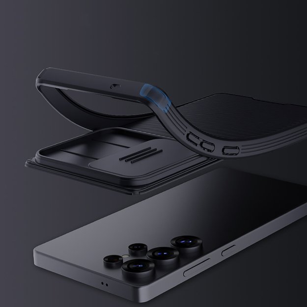 Nillkin CamShield Pro Case for Samsung S25 Ultra with Camera Cover - Black 6